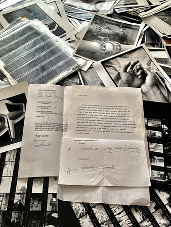 Undergraduate darkroom photography work