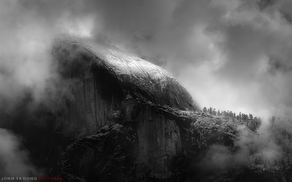 Half Dome Half Covered