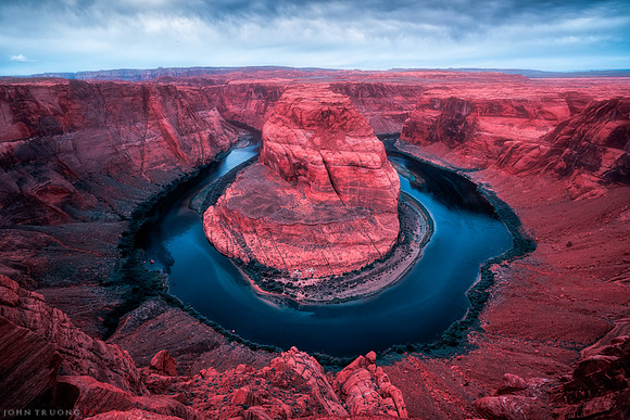 Morning Rain Clouds at Horseshoe Bend
