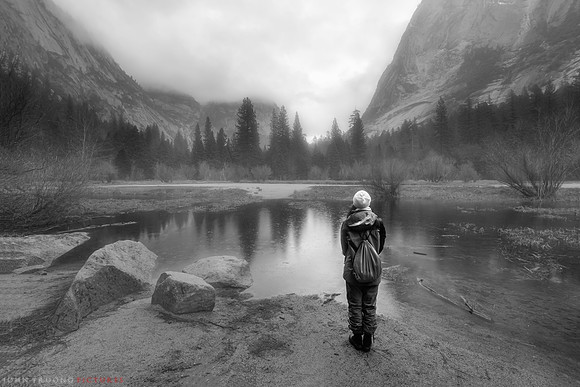The Girl at Mirror Lake, Yosemite