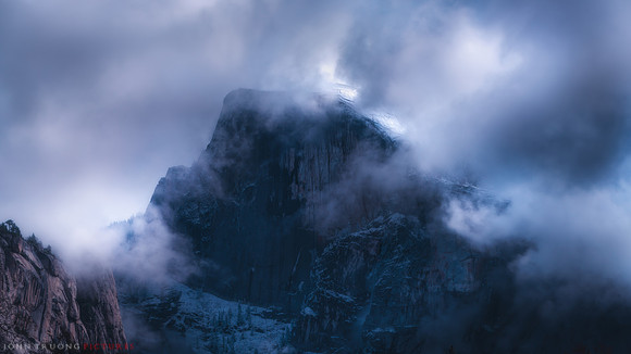 Storm Clouds over Half Dome
