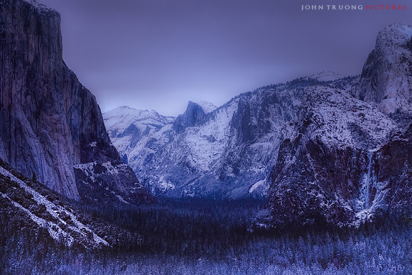 The Last Light of Winter, Yosemite Tunnel View